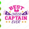 WATERMARK 01 55 Best cheer captain ever svg, dxf,eps,png, Digital Download