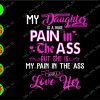 ss3104 01 My daughter is a huge pain in the ass but she is my pain in the ass and I love her svg, dxf,eps,png, Digital Download