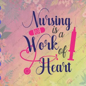 BG4 06 cover 4 Nurse Svg, Nursing Is A Work Of Heart Svg, Nursing Svg, Nurse Svg Files, Nurse Cricut Files, Nurse Silhouette Files, Thank A Nurse Svg