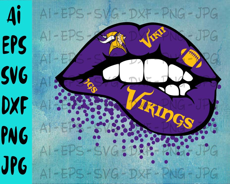 Download Vikings Inspired Lips Svg Dxf Png Cricut Silhouette Cut File Instant Download Designbtf Com