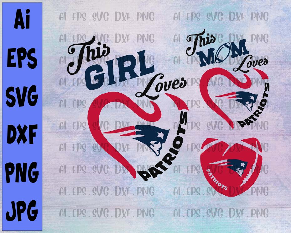 Download New England Patriots SVG Layered Cut File, Silhouette ...