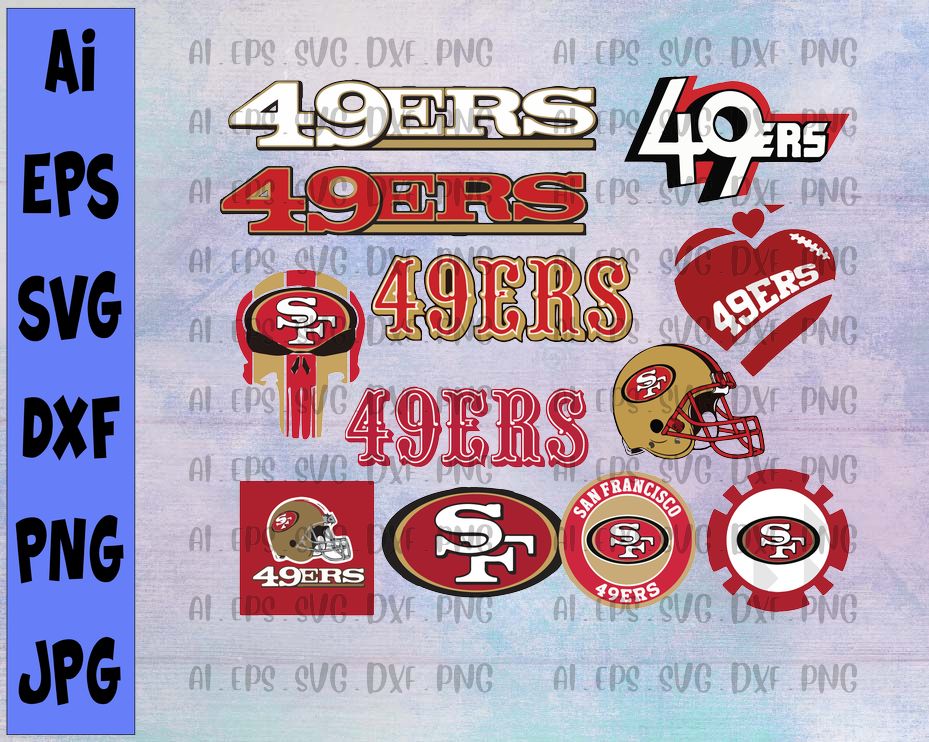 Download San Francisco 49ers San Francisco 49ers Svg San Francisco 49ers Clipart San Francisco 49ers Logo Svg Ai Eps Png Dxf Files Designbtf Com