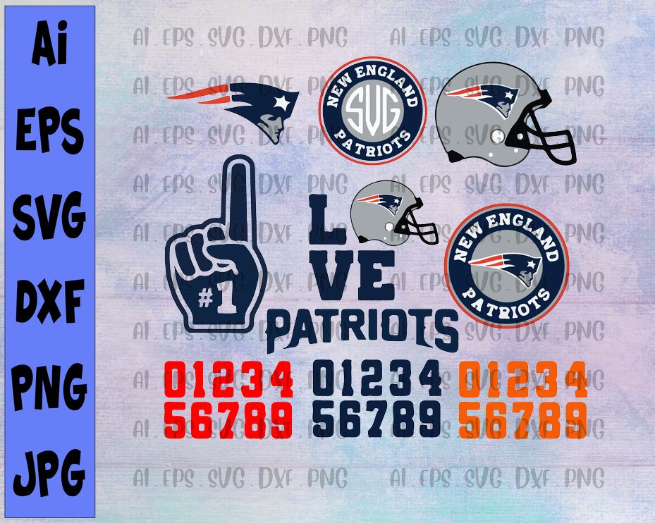 Download New England Patriots Svg Football Svg Nfl Logo Svg Nfl Svg Shirt Design Cut Files Football Logo Files For Cricut Files For Silhouette Designbtf Com