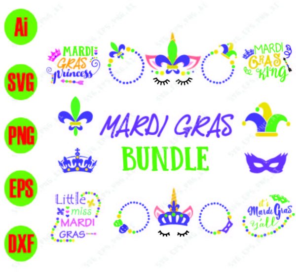 mardi gras king svg