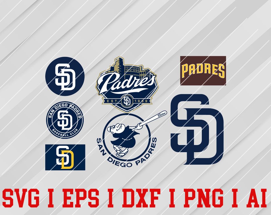 Download San Diego Padres Cut Files Svg Files Baseball Clipart Cricut San Diego Padres Cutting Files Baseball Dxf Clipart Instant Download Designbtf Com