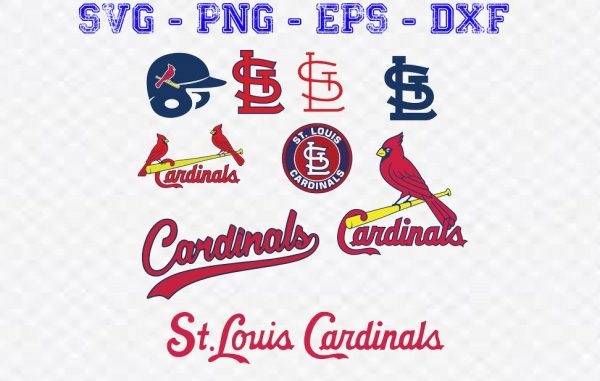 St Louis Cardinals Cut Files, SVG Files, Baseball Clipart, Cricut St Louis Cardinals Cutting ...