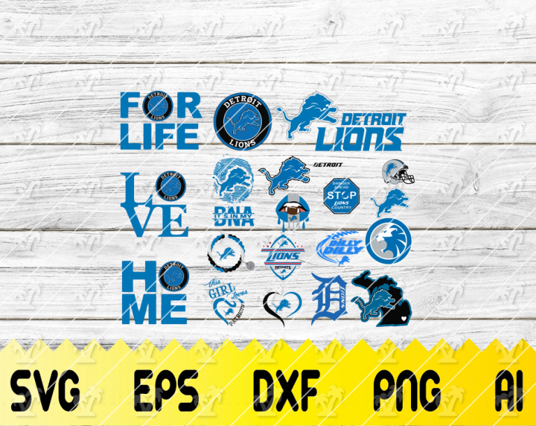 Free Free 231 Detroit Lions Svg Image SVG PNG EPS DXF File