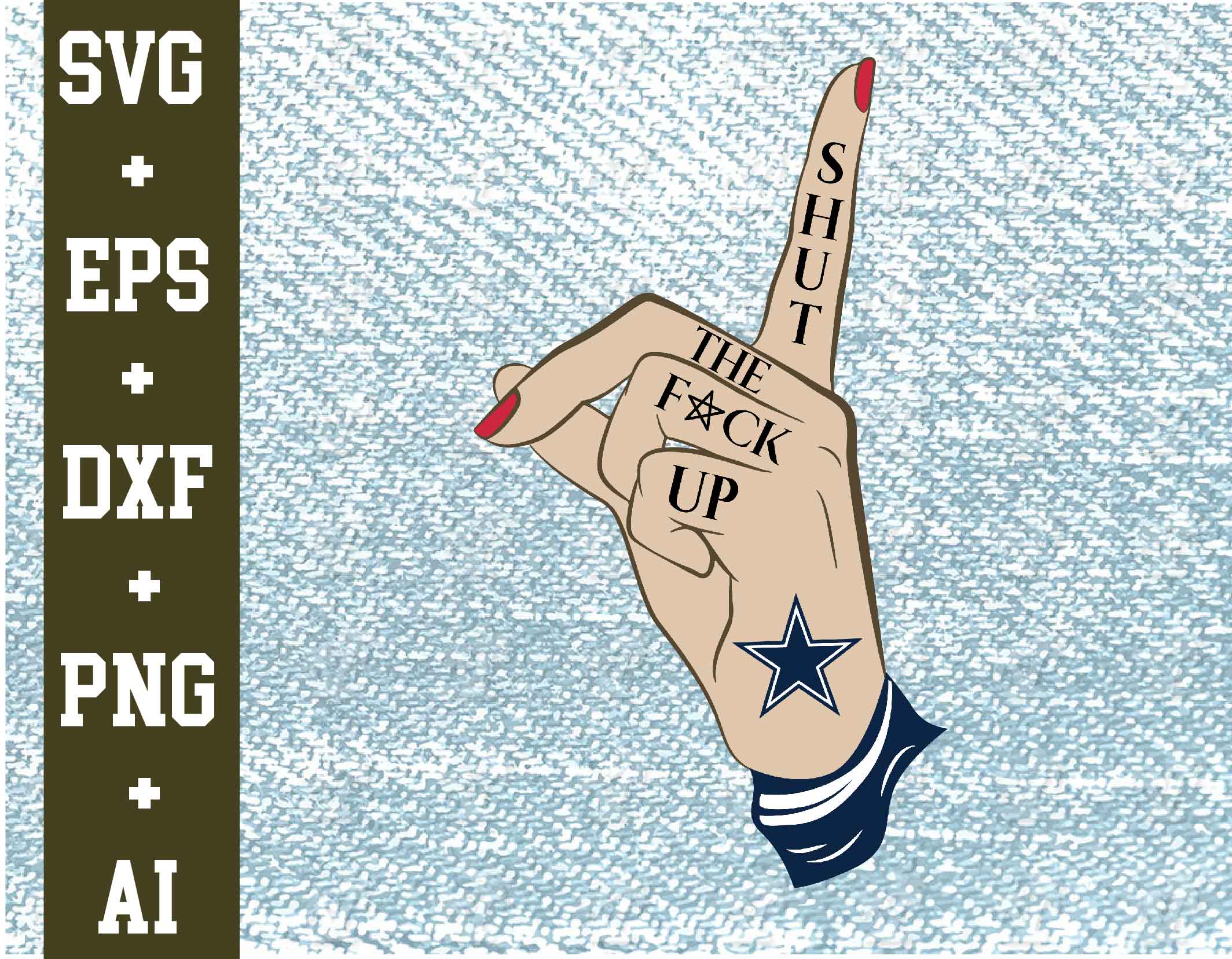 Download Shut The Fuck Up, Dallas Cowboys, NFL FAN Biting Lips SVG, Shut Up Lips, Lips Svg,Pretty Lips ...