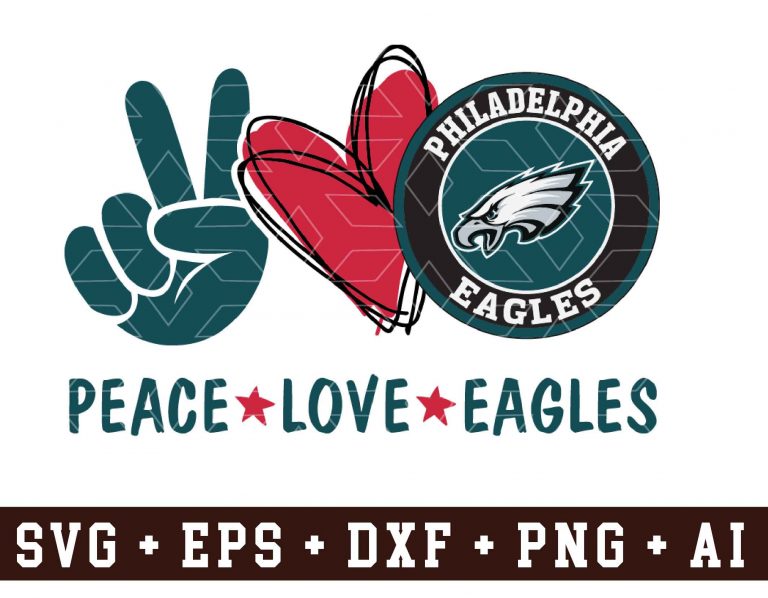 Free Free 154 Peace Love Eagles Svg SVG PNG EPS DXF File