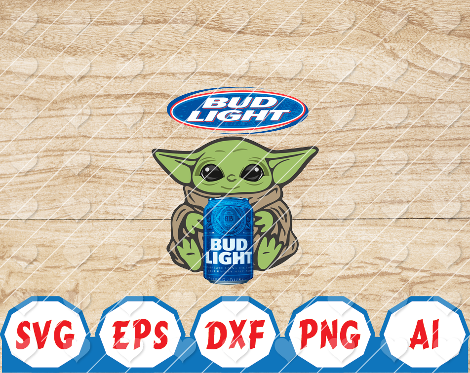 Download Yoda Yoda Drink Bud Light Jedi Svg Star Wars Mandalorian Svg Png Baby Yoda Digital Designbtf Com