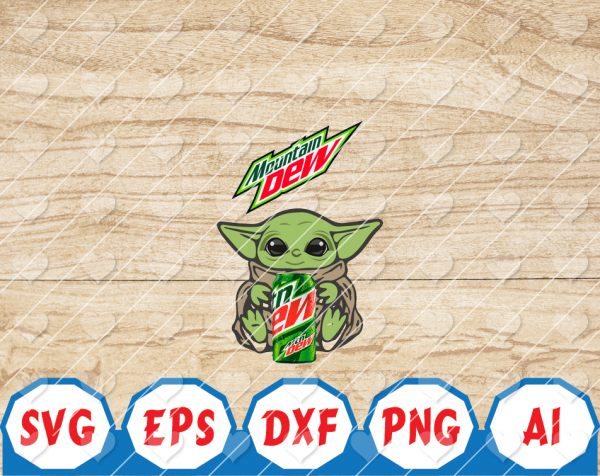 Download Yoda, yoda drink, mountan dew jedi svg, star wars ...