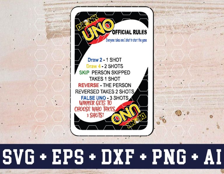Download UNO DRUNK CARD svg ,Uno svg birthday, Uno Drunk Logo ,Uno ...