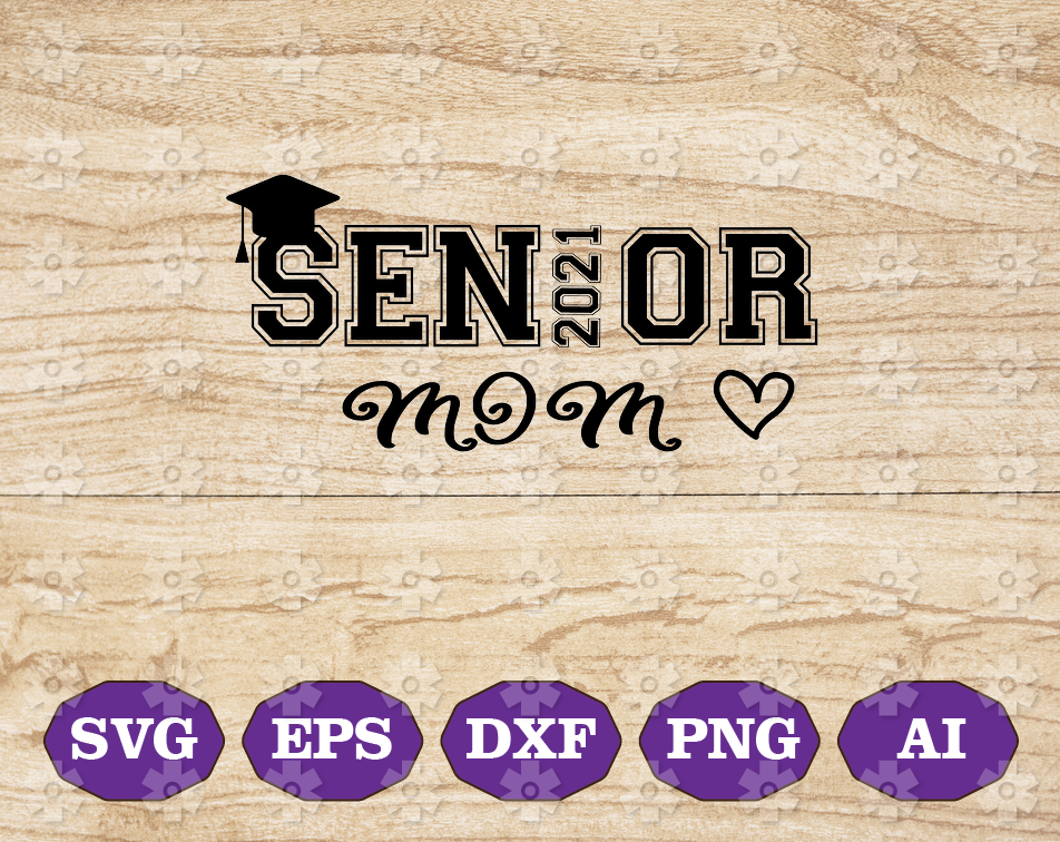 Download Senior 2021 - Mom Matching Family heart - Class of 2021 ...