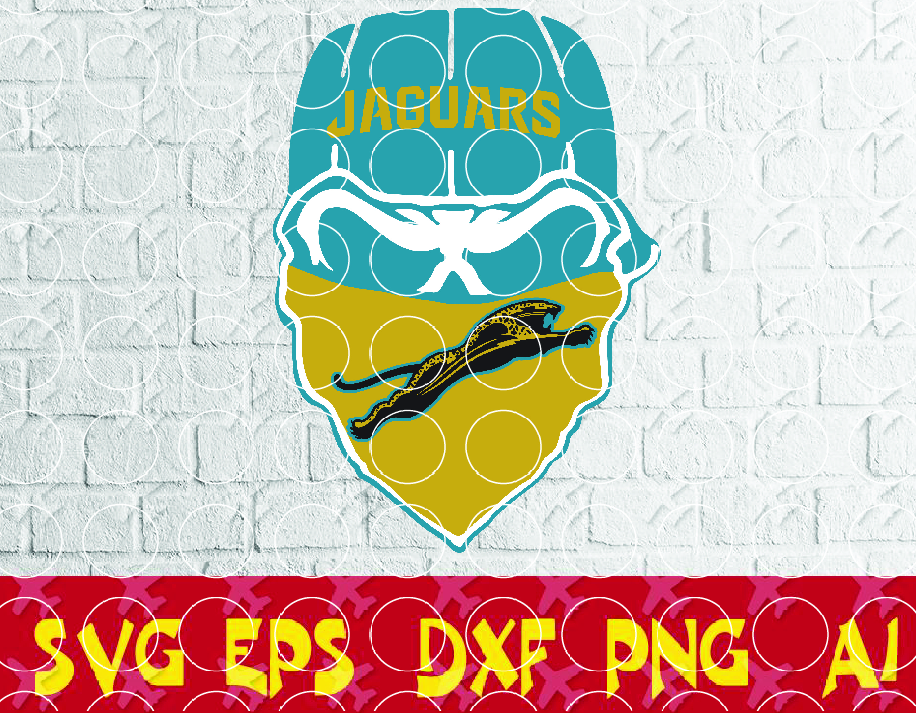 Download Jacksonville Jaguars Glitter Skull svg - set of SVG,EPS ...