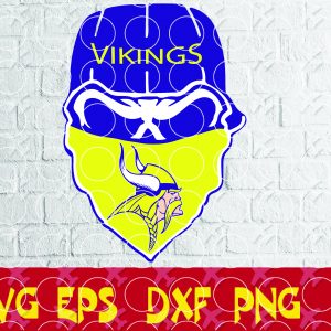 Minnesota Vikings Glitter Skull Svg Set Of Svg Eps Dxf Files Of A Sports Team For Cutting Design T Shirts Mugs Projects Crafts Designbtf Com