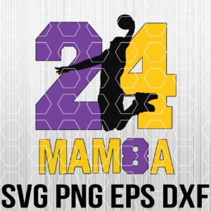 WTM Wed 9 RichardMacFarlaneBG digital download 24 Mamba SVG-Number 8 and # 24 Basketball Sport Memorial SVG+
