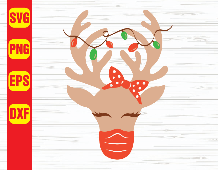 Download Christmas Reindeer Quarantine 2020 SVG files - kids shirt ...