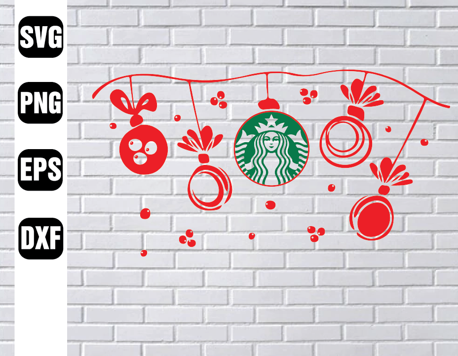 Download Christmas Starbucks Cold Cup SVG, Custom Starbuck, Full ...