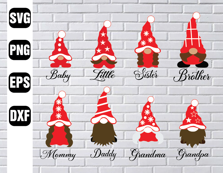 Free Free 74 Gnome Family Svg SVG PNG EPS DXF File