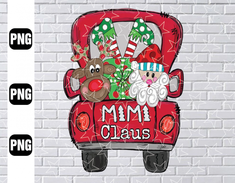 Download MIMI Claus car png, Christmas svg,hristmas Nana Png ...