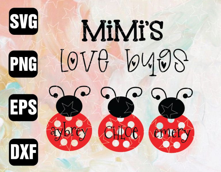 Download Mimi's Love Bugs Valentines Day png jpeg svg jpeg file for cricut cameo silhouette | Sublimation ...