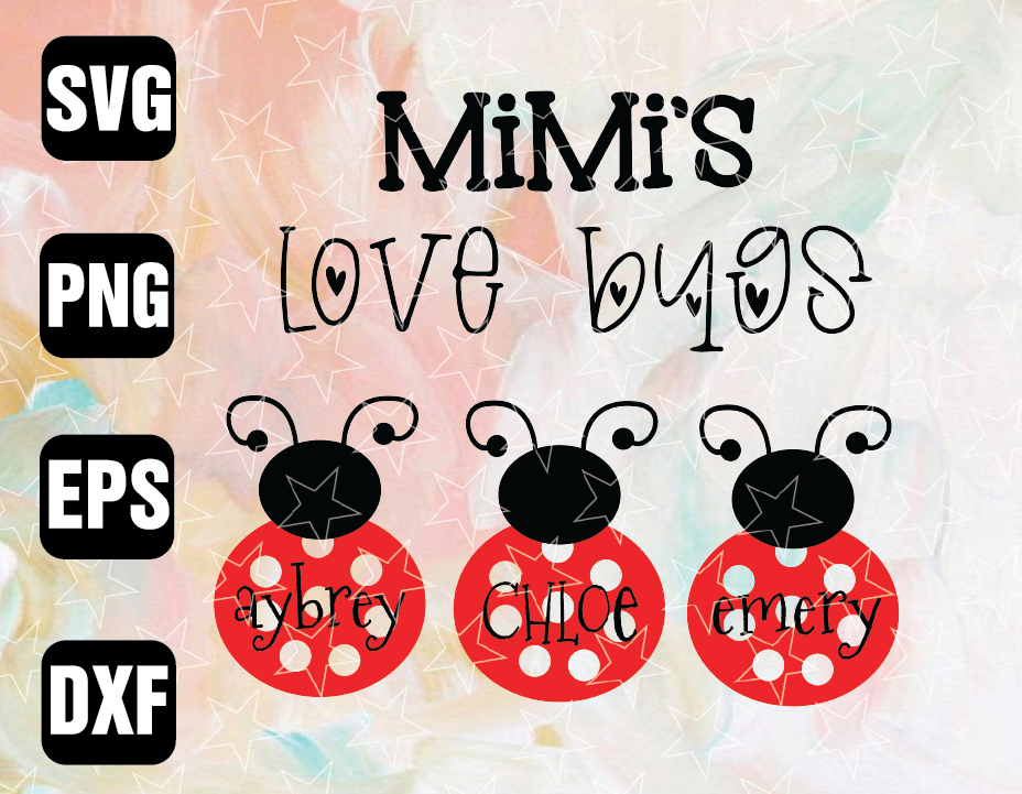 wtm wed1 01 97 Mimi's Love Bugs Valentines Day png jpeg svg jpeg file for cricut cameo silhouette | Sublimation | Commercial Use | Lady Bugs