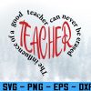 wtm 972 741 01 Teacher SVG, The Influence Of A Good Teacher Can Never Be Erased svg, Teacher Heart Cut File For Cricut, Silhouette.