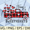 wtm wed 01 47 Nana's Sweetheart Svg, Valentines Svg, Nana Truck, Grandma's Sweetheart Valentines, Digital File, Printable Download