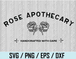 Download Rose Apothecary Schitts Creek SVG, png, dxf, eps digital ...