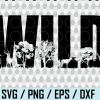 wtm web 01 4 Wild Deers Bundle SVG, Deer SVG Files for Silhouette Cricut. Wildlife Svg, Landscape Svg, Forest Deer Clipart, Hunting SVG, Svg, png, eps, dxf file