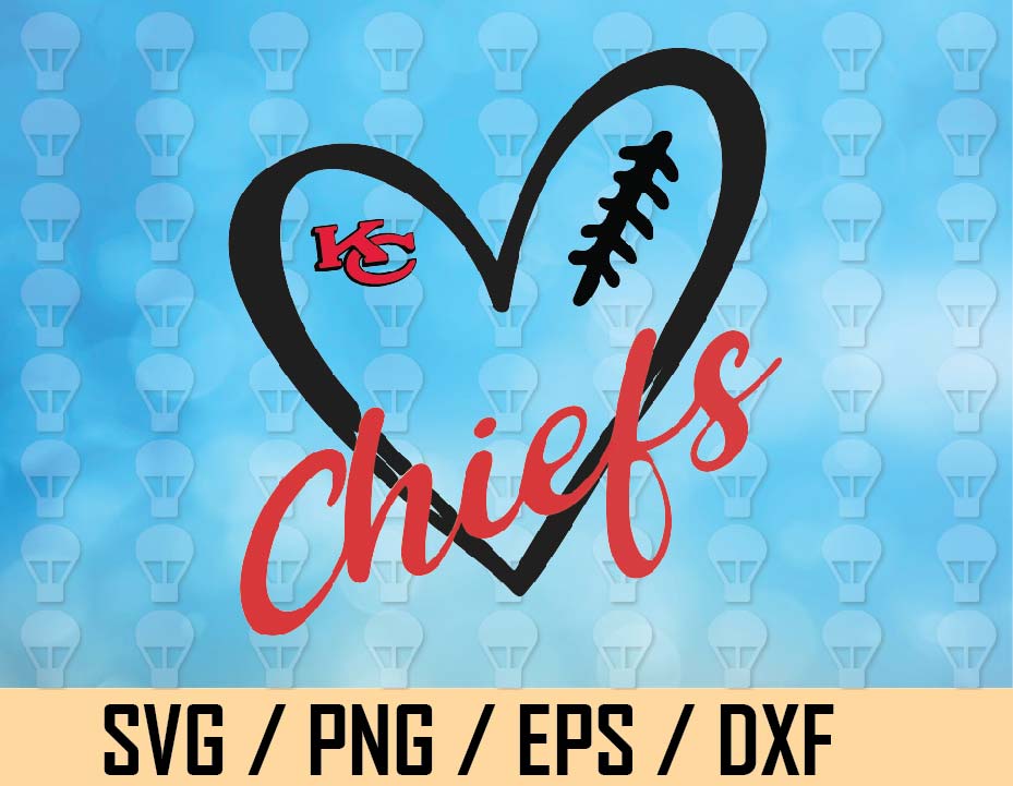 Chiefs Heart SVG PNG