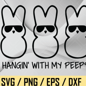 wtm web 03 24 Hangin' With My Peeps svg / Hanging With My Peeps svg / Easter svg