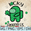 wtm web 08 7 Lucky Among Us SVG PNG, St Patrick's Day, Lucky Crewmates, Impostor Holding Lucky Charm, Digital Download cut file for CricutLucky Among Us SVG PNG, St Patrick's Day, Lucky Crewmates, Impostor Holding Lucky Charm, Digital Download cut file for Cricut
