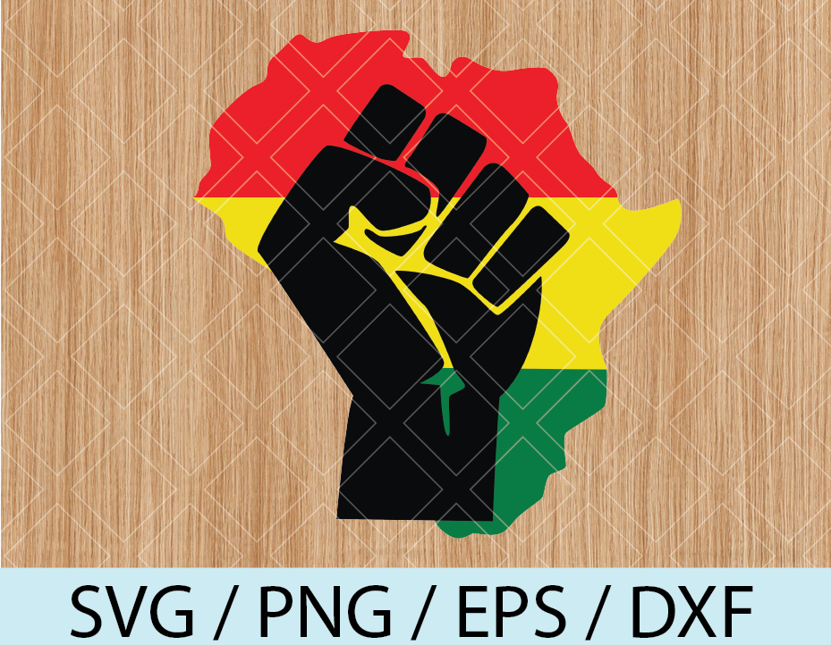 Download Africa Fist Svg African Love Flag Africa Map Svg Svg Files For Cricut Instant Download Fot Cricut Design Space Designbtf Com