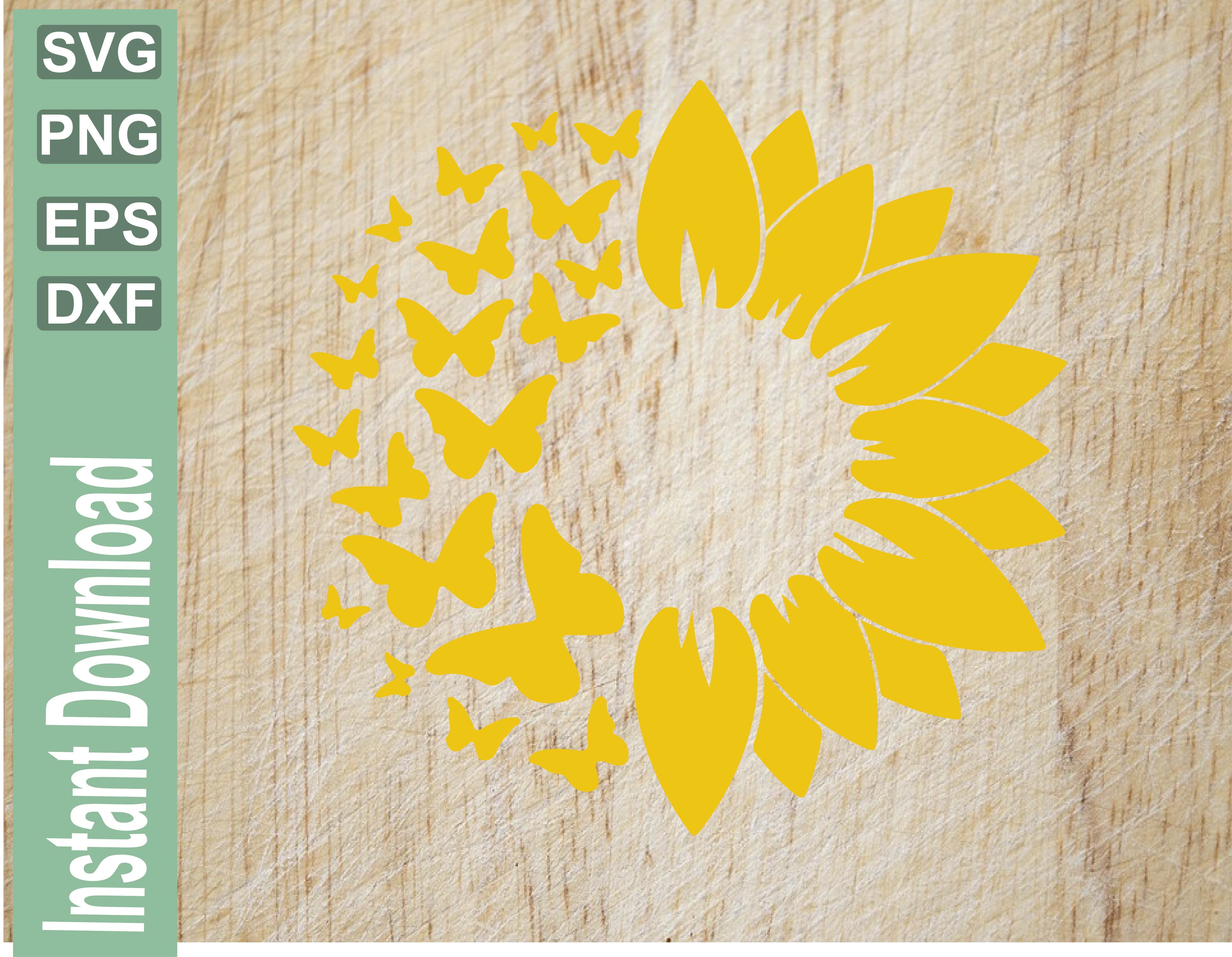 Free Free 315 Sunflower Butterfly Svg Free SVG PNG EPS DXF File