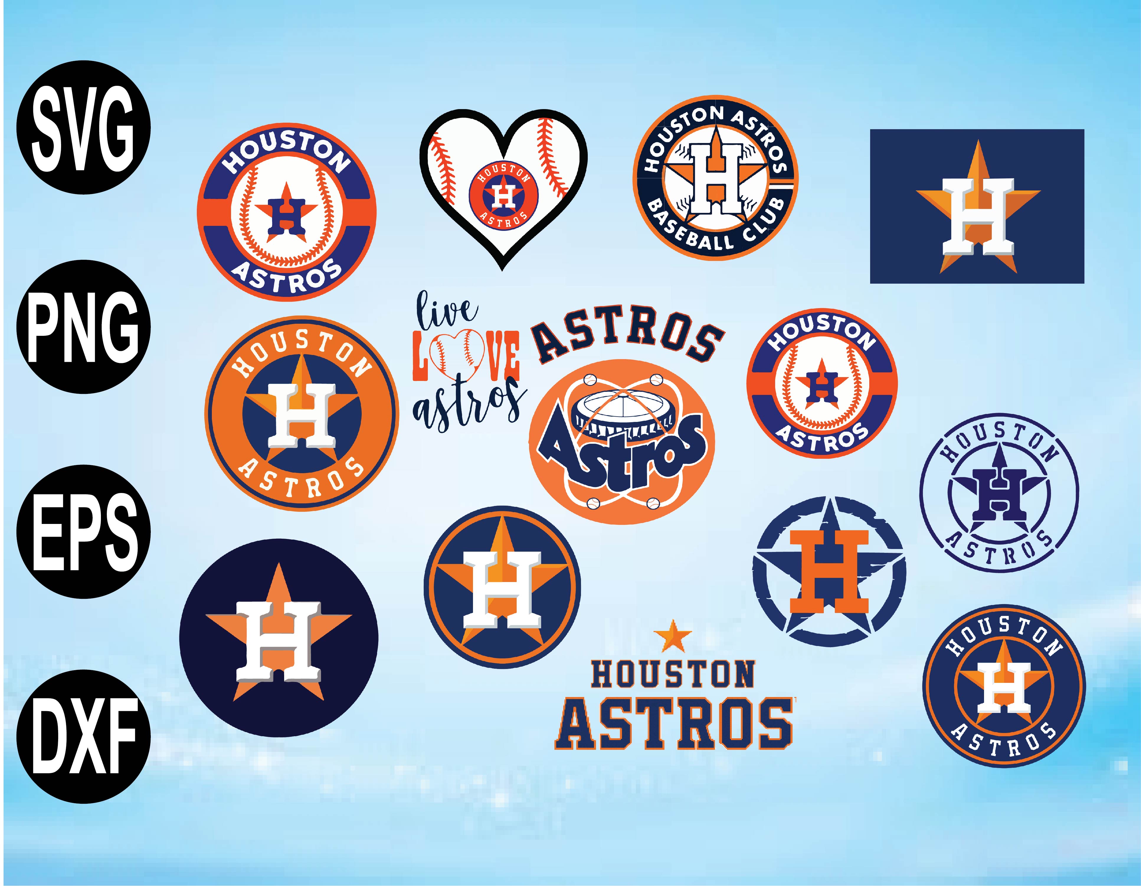 Download Houston Astros Set Design Svg Files Cricut Silhouette Studio Digital Cut Files Houston Astros Svg Designbtf Com