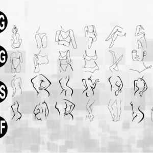 Download 34 Sexy Women Outline Svg Designbtf Com