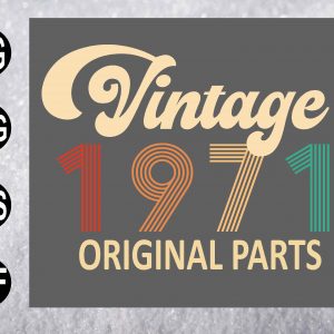 Download 50 Year Old Vintage 1971 Limited Edition 50th Birthday Svg Clipart Svg Png Eps Dxf Designbtf Com