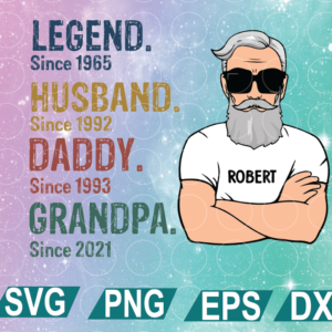 wtm web 01 100 Vintage Legend Husband Since Years Old Man, Personalized Shirt, Father's Day Gift, svg, png,eps,dxf digital file, Digital Print Design