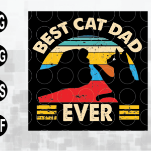 wtm web 01 138 Best Cat Dad Ever svg, Happy Father's Day, Svg Files for Cricut, Png Dxf Eps,file digital