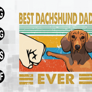 wtm web 01 139 Best Dachshund Dad Ever, Dogs, Dog Svg Files for Cricut, Png Dxf Eps,file digital