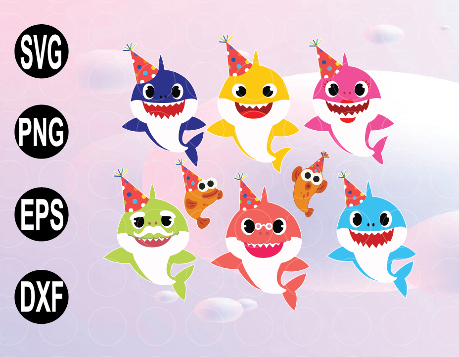 Free Free Shark Party Svg 24 SVG PNG EPS DXF File