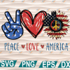 wtm web 01 202 Peace Love America Png, American Sunflower Png, American Flag Png, American Pride, PNG Printable, Instant Download, Digital File