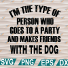 wtm web 01 271 I'm The Type Of Person svg, png, eps, dxf, digital file