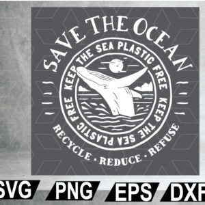 wtm web 02 12 Save the ocean keep the sea plastic free SVG Files For Silhouette, Files For Cricut, Svg, Dxf, Eps, Png Instant Download