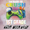 wtm web 01 157 I'm Ready to Crush 4th Grade Back to School Video Game Boys, svg, eps, dxf, png, digital