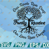 wtm web 01 18 Family tree svg 5 members, Family Reunion, family reunion, Roots Run Deep, files for silhouette, Cricut,Digital Download Svg/Png/Pdf/Dxf/Eps