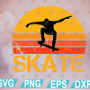 wtm web 01 227 Skateboarder Retro Vintage Skateboarding Svg, Eps, Png, Dxf, Digital Download
