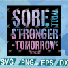 wtm web 01 6 Sore Today Strong Tomorrow Digital File Download, Fitness Gym Workout Tank, Fitness By Gym Printable Sublimation Transfer PNG Digital File