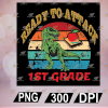 wtm web 01 70 Ready To Attack 1St Grade Dinosaur Back To School Digital Download Back To School, Cut File, svg, png, eps, dxf